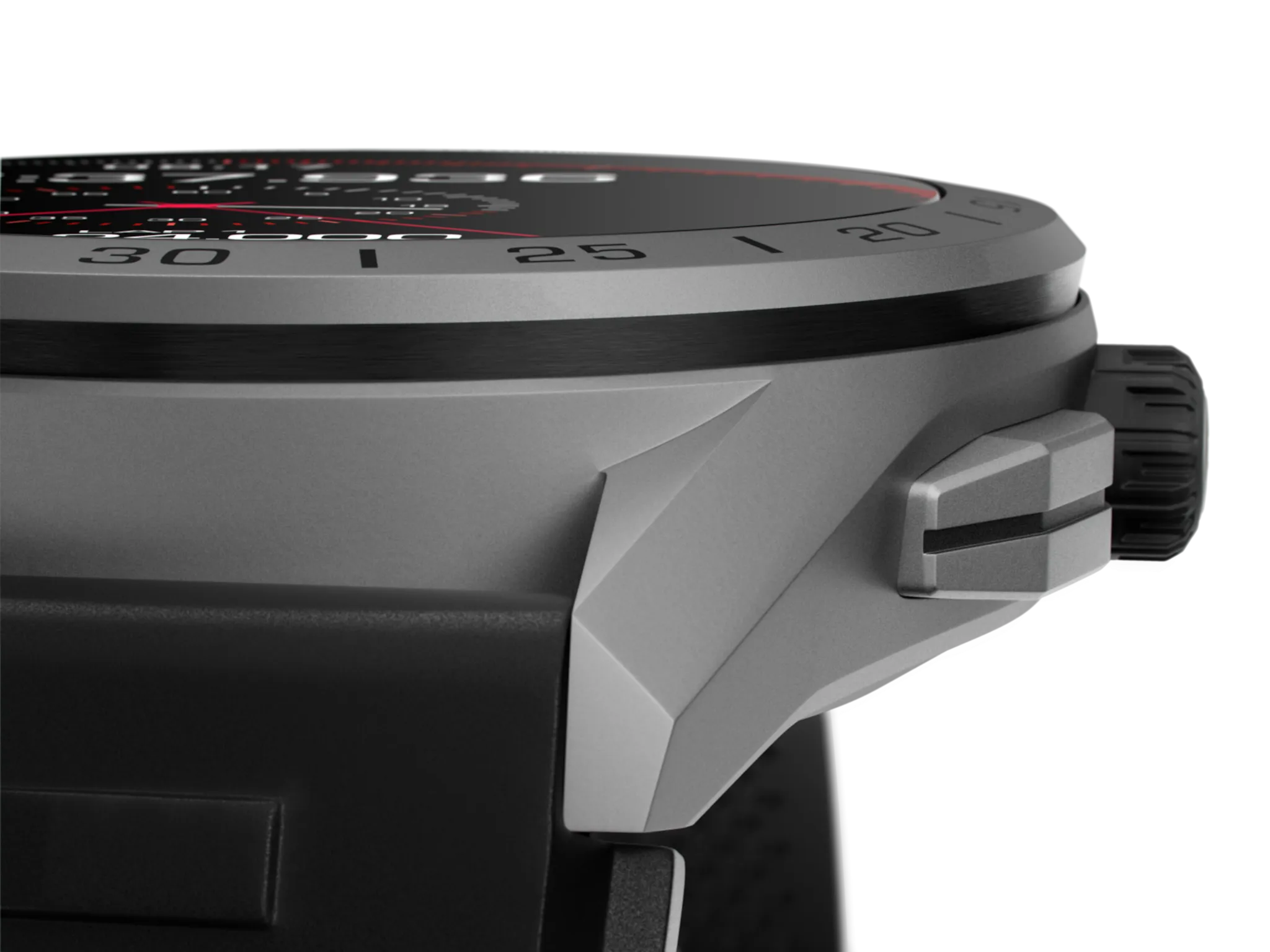 TH Watch Connected 45 Titanium Black Rubber