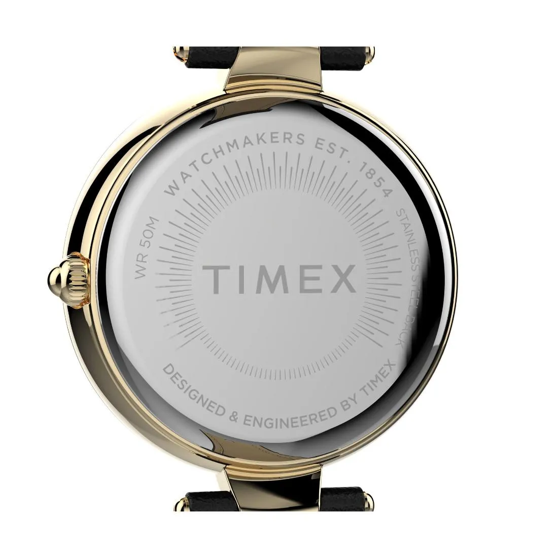 Timex Women 32 mm Size Black Dial Analog Watch -TW2V45100