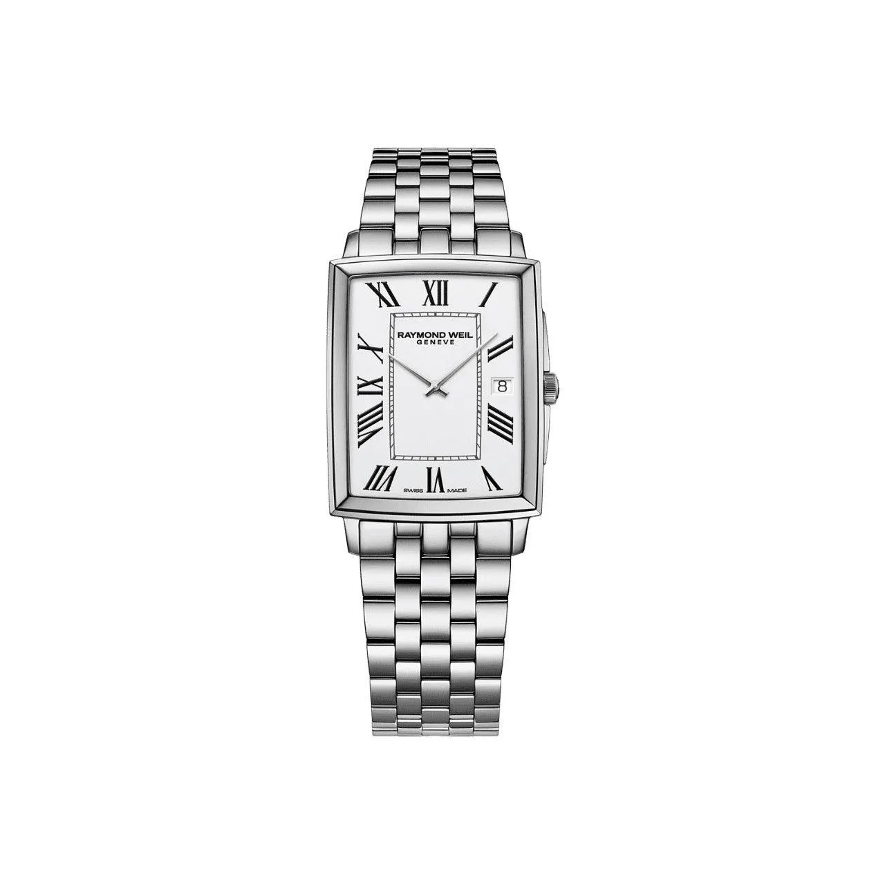 Toccata Men's Classic Rectangular Stainless Steel Watch - 5425-ST-00300