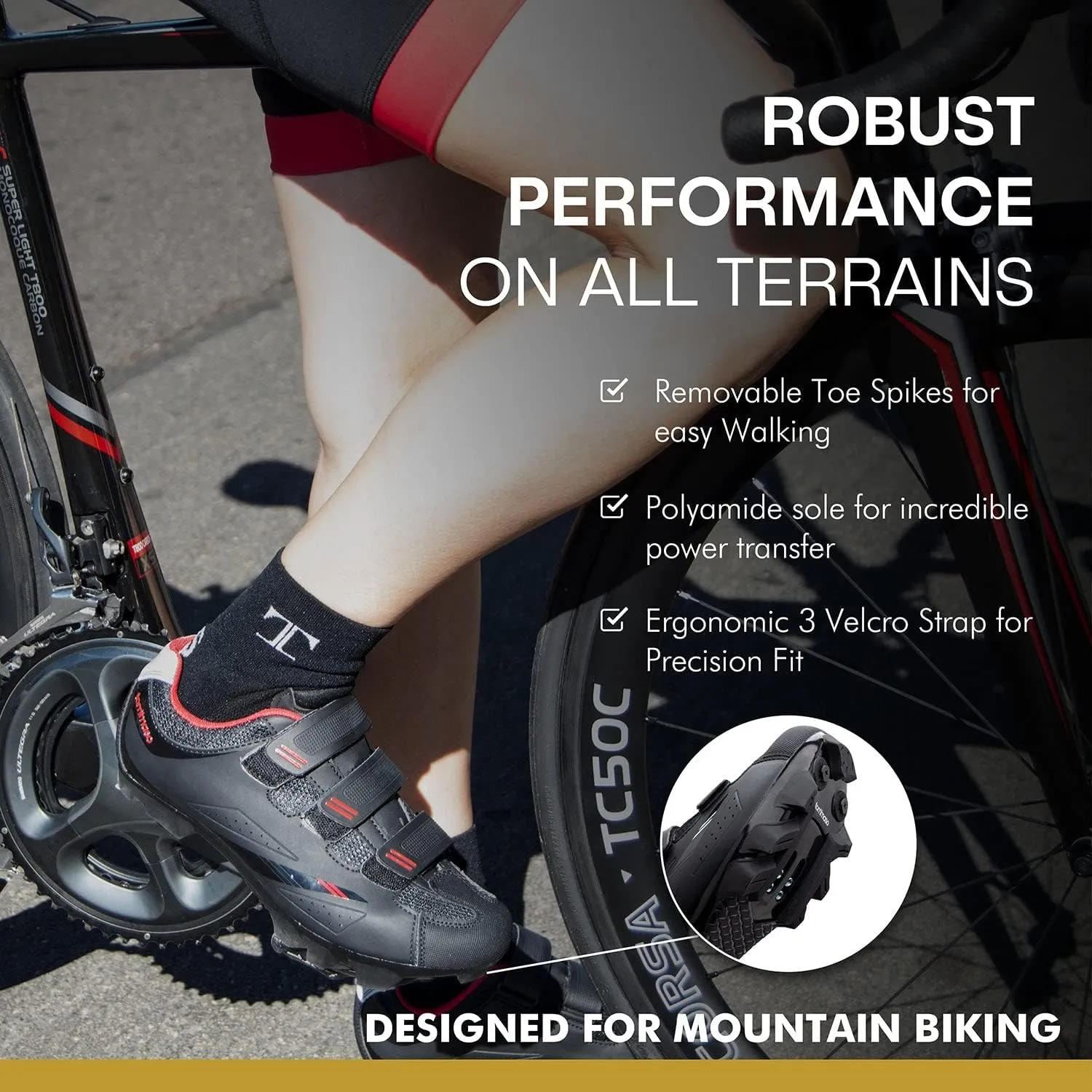 Tommaso Cycling Shoes WomenOutdoor Cycling Shoes WomenWomen Special Bike ShoesWalkable Cycling ShoesWomen SPD Cycling ShoesIndoor Cycling Shoes Women SPDSPD Cleat Installed