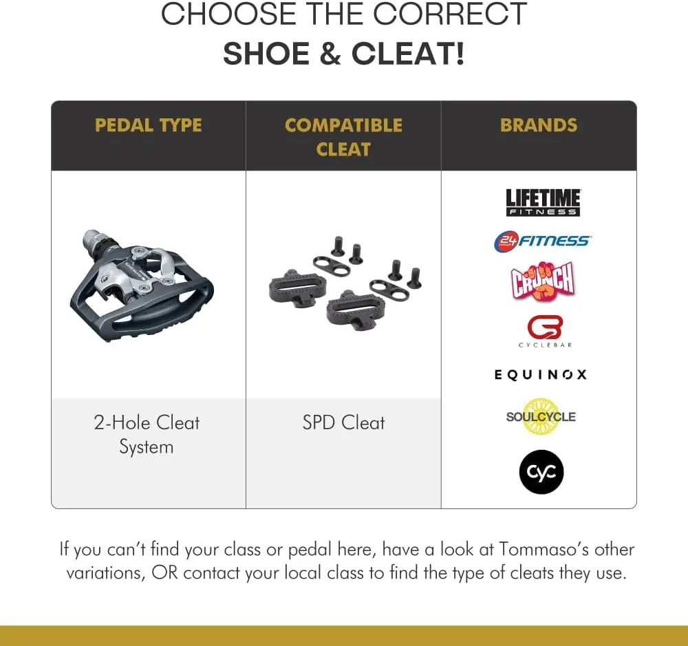 Tommaso Pista 100 SPD & Peloton Shoes for WomenReady to Ride with Peloton Delta Cleat or SPD Cleats for Road Bicycles & Various Indoor BikesExplore Vareity Cycling Shoes & Bike Accessories