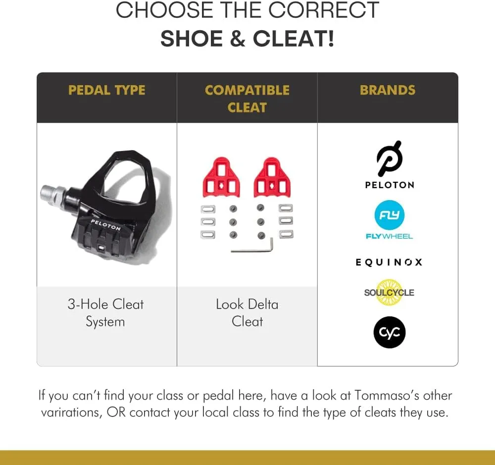 Tommaso Pista 100 SPD & Peloton Shoes for WomenReady to Ride with Peloton Delta Cleat or SPD Cleats for Road Bicycles & Various Indoor BikesExplore Vareity Cycling Shoes & Bike Accessories