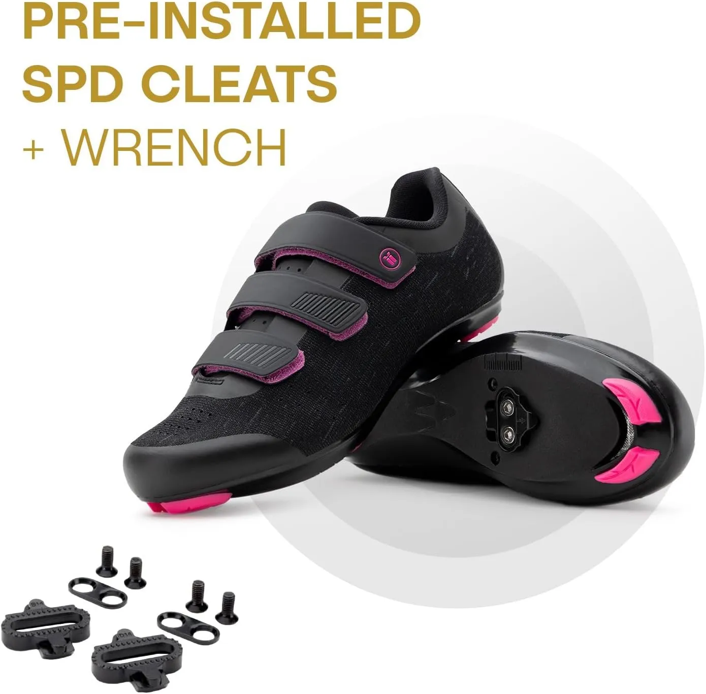 Tommaso Pista 100 SPD & Peloton Shoes for WomenReady to Ride with Peloton Delta Cleat or SPD Cleats for Road Bicycles & Various Indoor BikesExplore Vareity Cycling Shoes & Bike Accessories