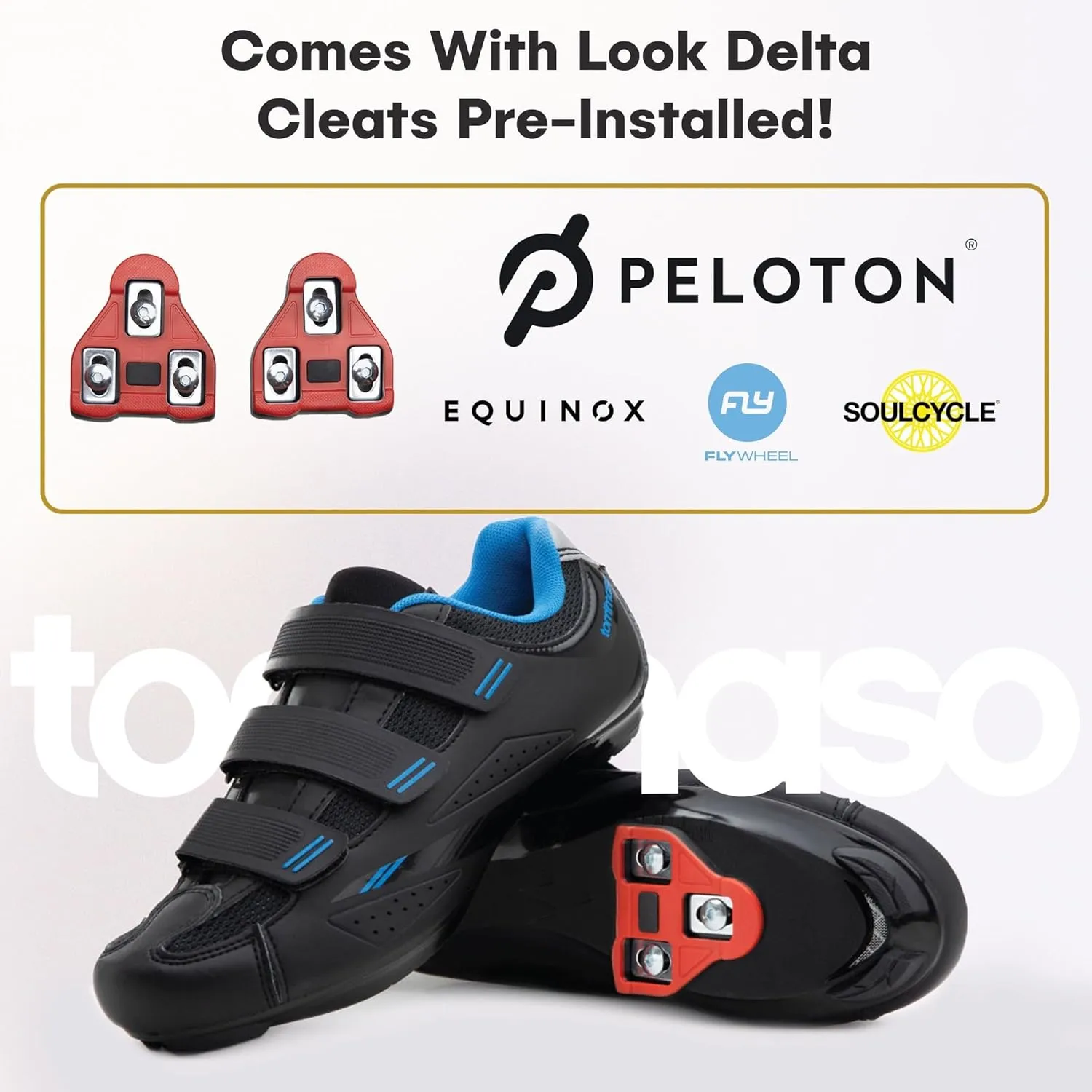 Tommaso Pista 100 SPD & Peloton Shoes for WomenReady to Ride with Peloton Delta Cleat or SPD Cleats for Road Bicycles & Various Indoor BikesExplore Vareity Cycling Shoes & Bike Accessories