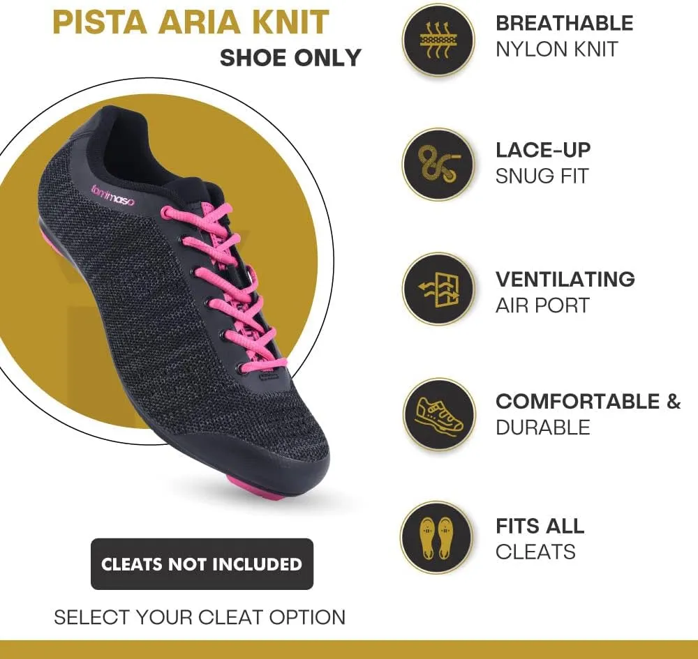 Tommaso Pista SPD & Peloton Shoes for Women2 in 1Fit for Peloton, Road Bicycles & Most Indoor BikesInstall Your Own Delta or SPD Cleats Essential Bike Accessories for Cyclebar & Soulcycle