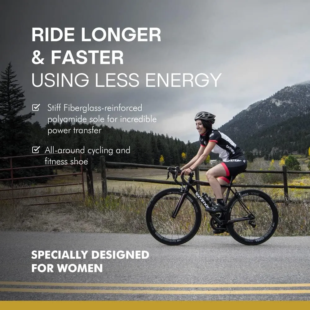 Tommaso Pista SPD & Peloton Shoes for Women2 in 1Fit for Peloton, Road Bicycles & Most Indoor BikesInstall Your Own Delta or SPD Cleats Essential Bike Accessories for Cyclebar & Soulcycle