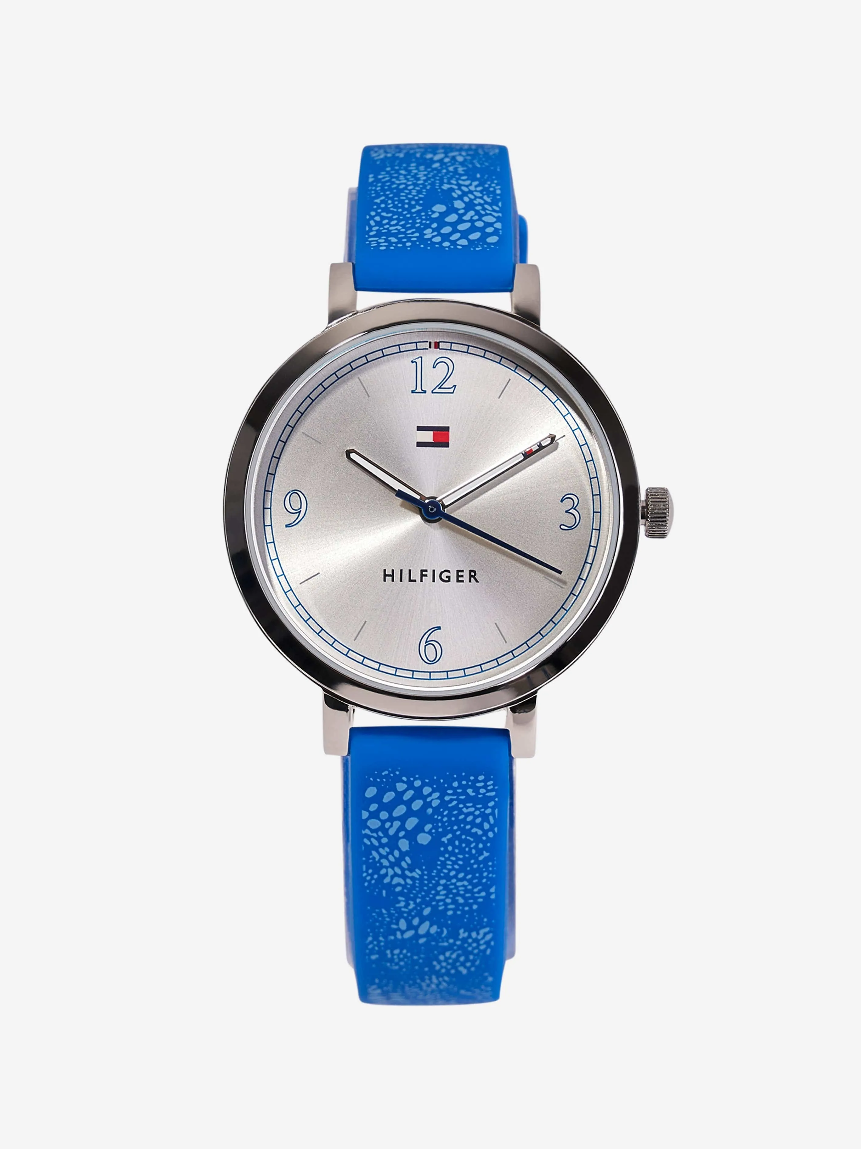 Tommy Hilfiger Boys Plain Strap Watch in Blue 32mm (One Size)