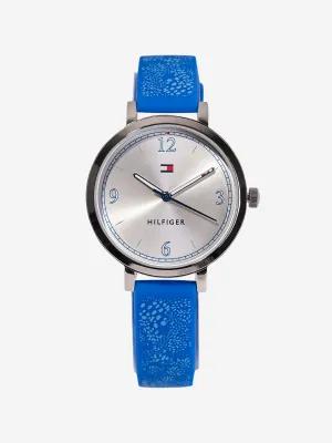 Tommy Hilfiger Boys Plain Strap Watch in Blue 32mm (One Size)
