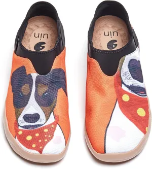UIN Men's Casual Walking Travel Shoes Slip On Mesh Loafers Lightweight Comfort Air Painted Flats Verona