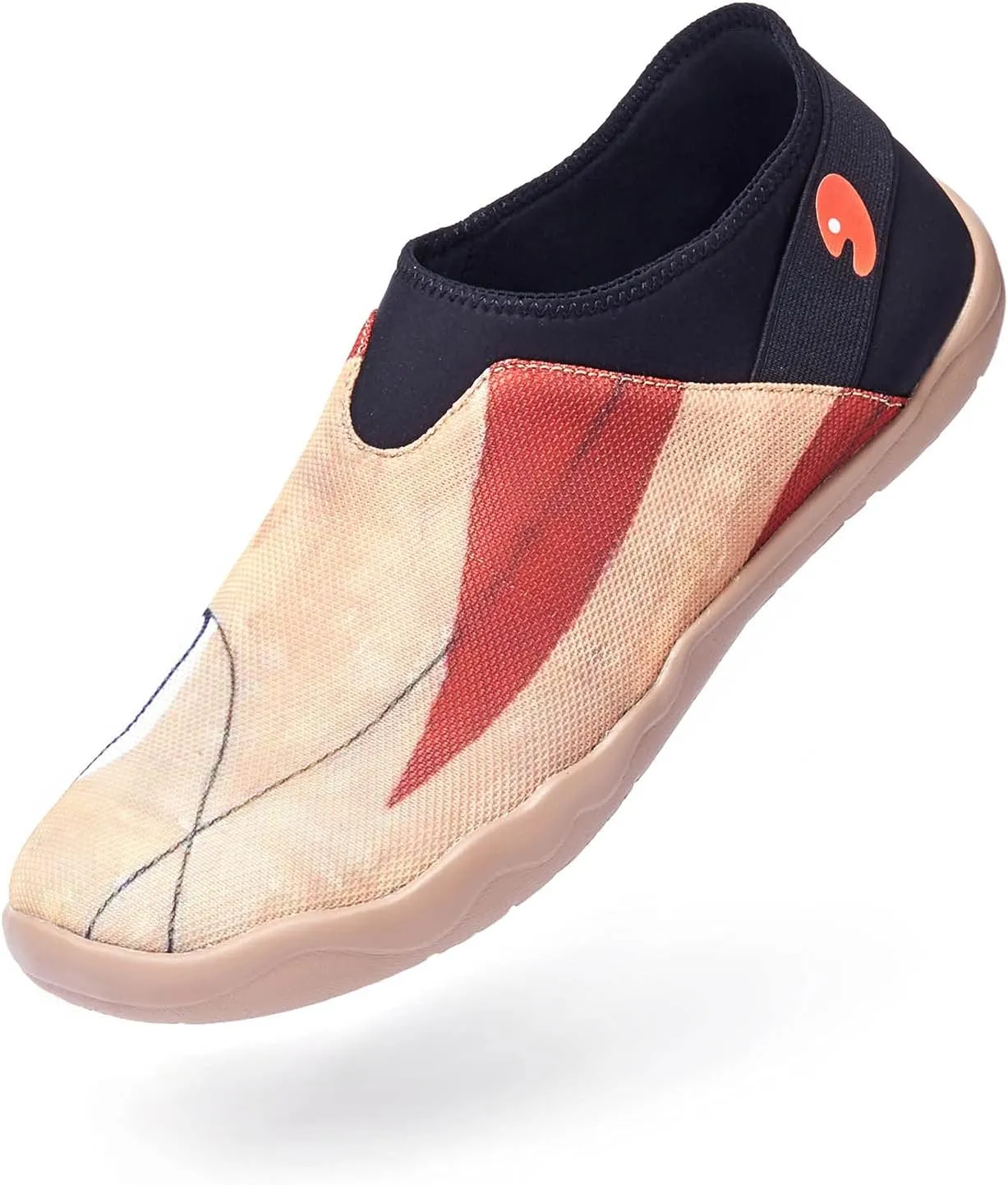 UIN Men's Casual Walking Travel Shoes Slip On Mesh Loafers Lightweight Comfort Air Painted Flats Verona
