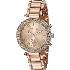 U.S. Polo Assn. Women's Quartz Rose Gold-Toned Dress Watch Model USC40170