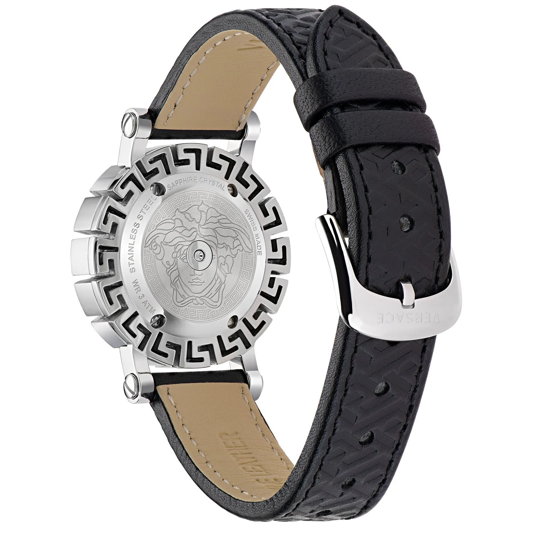 Versace Greca Glam Ladies Black Watch VE2Q00122