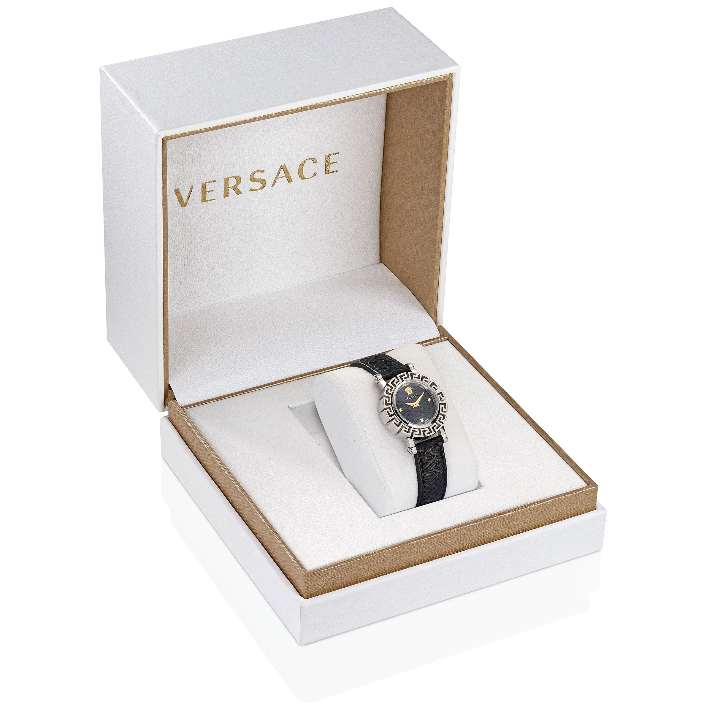 Versace Greca Glam Ladies Black Watch VE2Q00122