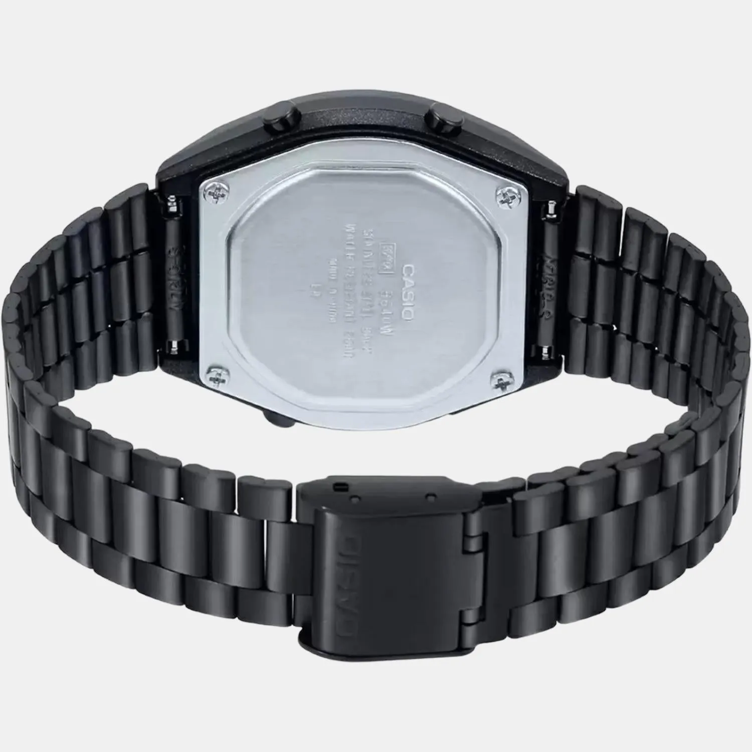 Vintage Unisex Digital Stainless Steel Watch D185 - B640WBG-1BDF