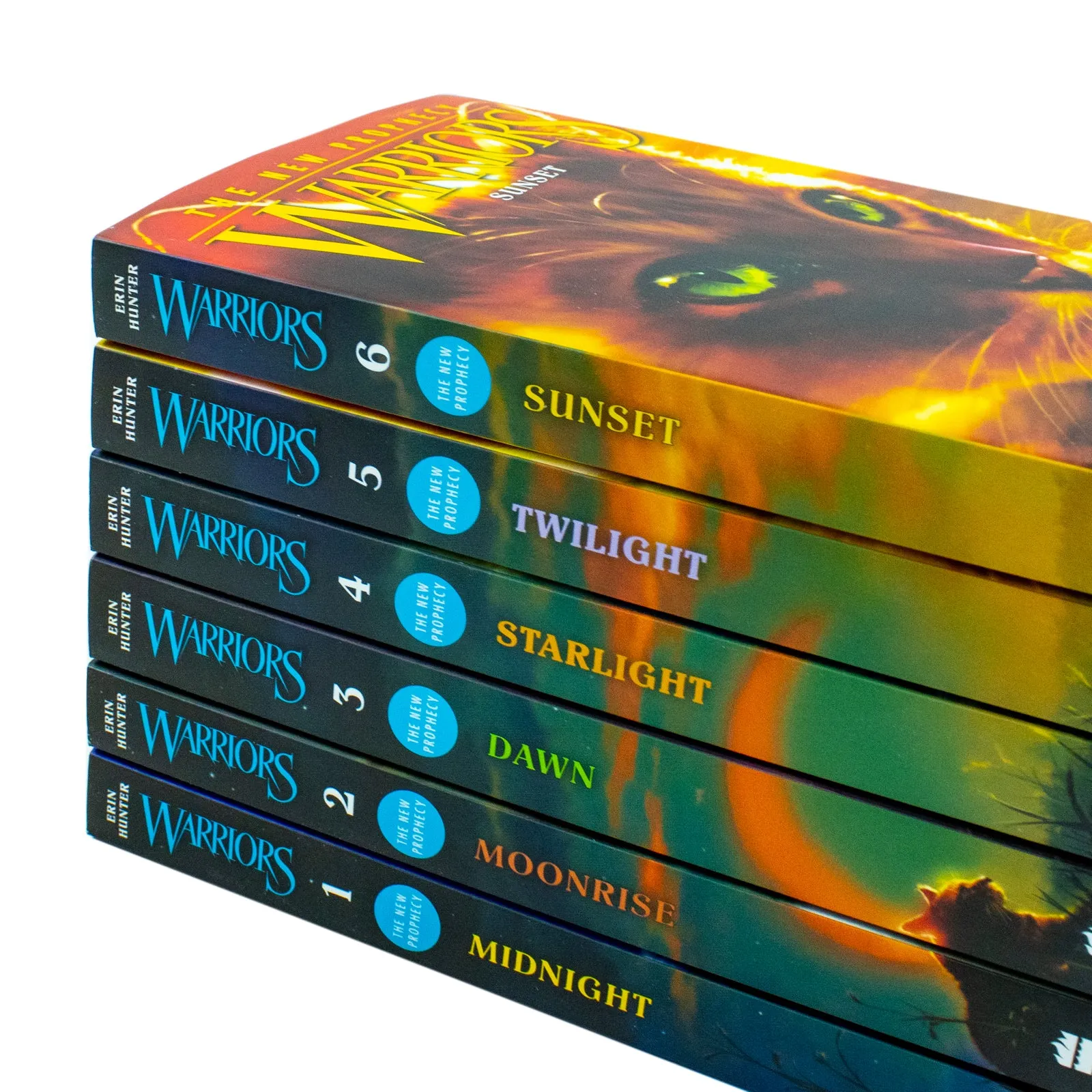Warrior Cats Series 2: The New Prophecy Collection by Erin Hunter - 6 Exciting Books of Fantasy, Adventure, and Animal Stories for 12  years readers