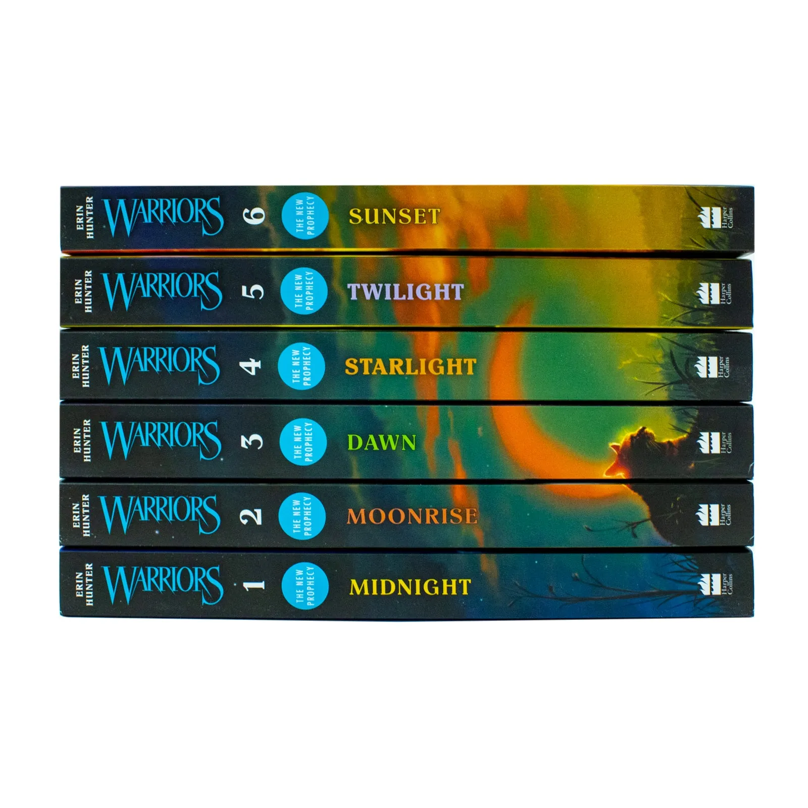 Warrior Cats Series 2: The New Prophecy Collection by Erin Hunter - 6 Exciting Books of Fantasy, Adventure, and Animal Stories for 12  years readers