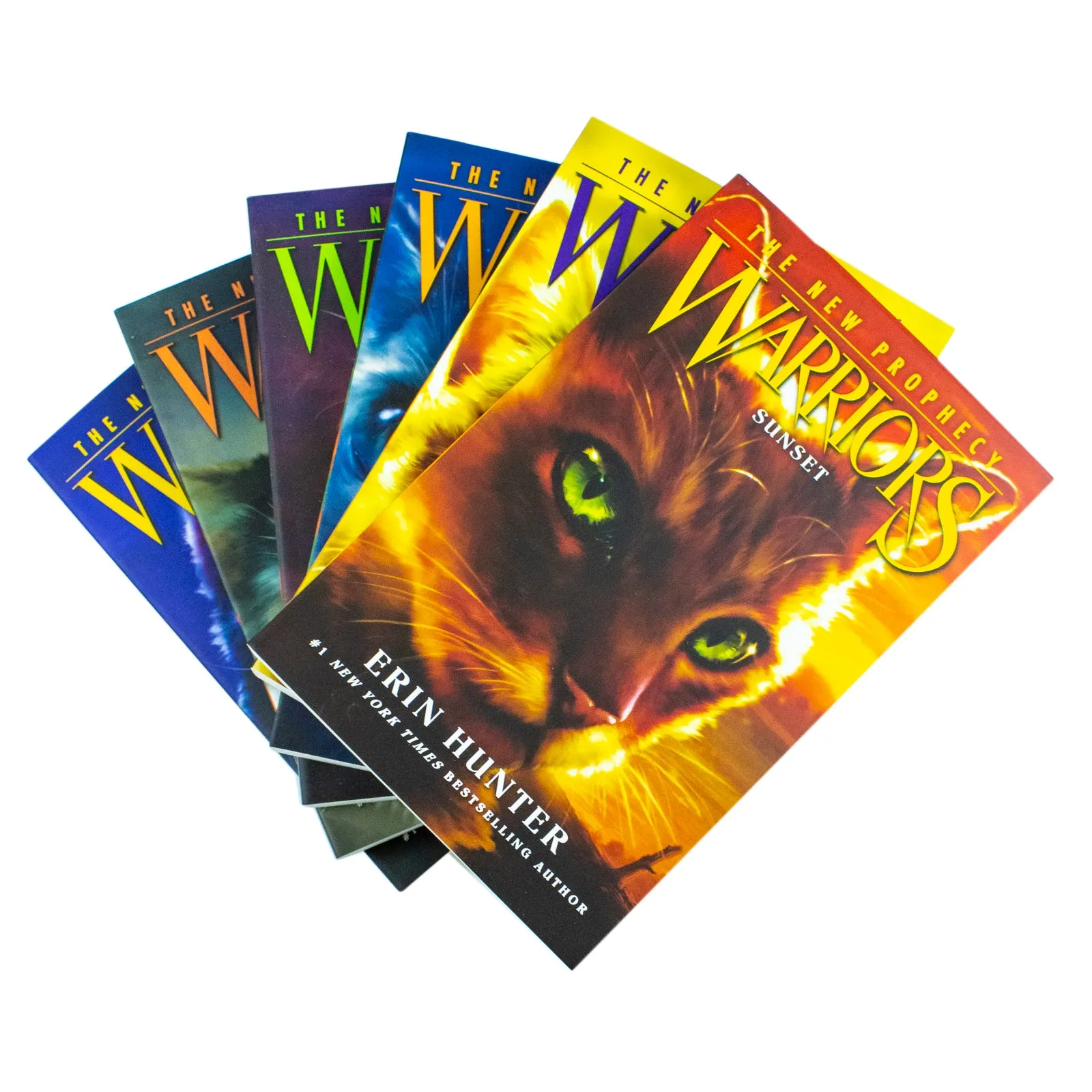 Warrior Cats Series 2: The New Prophecy Collection by Erin Hunter - 6 Exciting Books of Fantasy, Adventure, and Animal Stories for 12  years readers