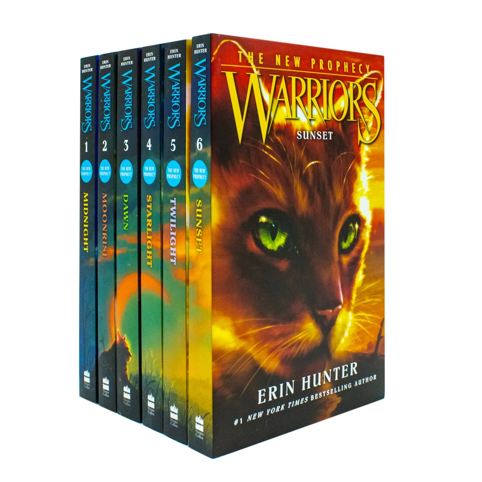 Warrior Cats Series 2: The New Prophecy Collection by Erin Hunter - 6 Exciting Books of Fantasy, Adventure, and Animal Stories for 12  years readers