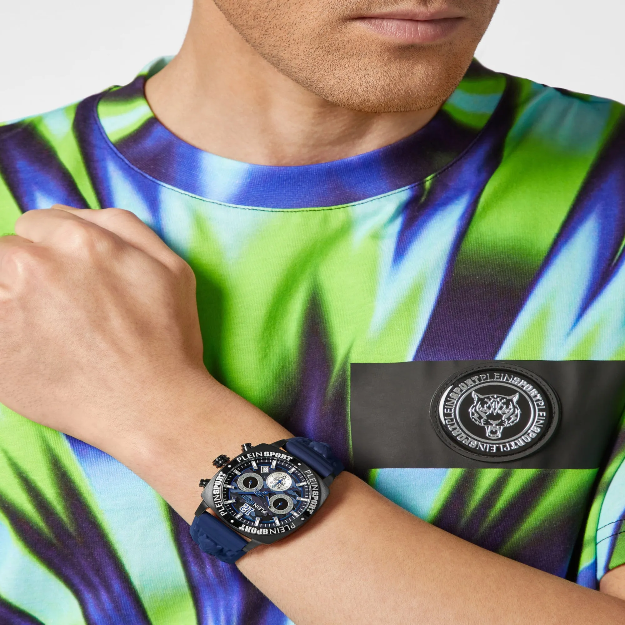 Wildcat Men Blue Chronograph Silicon Watch PSGBA0323