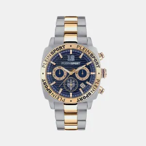 Wildcat Men Blue Chronograph Stainless Steel Watch PSGBA1223