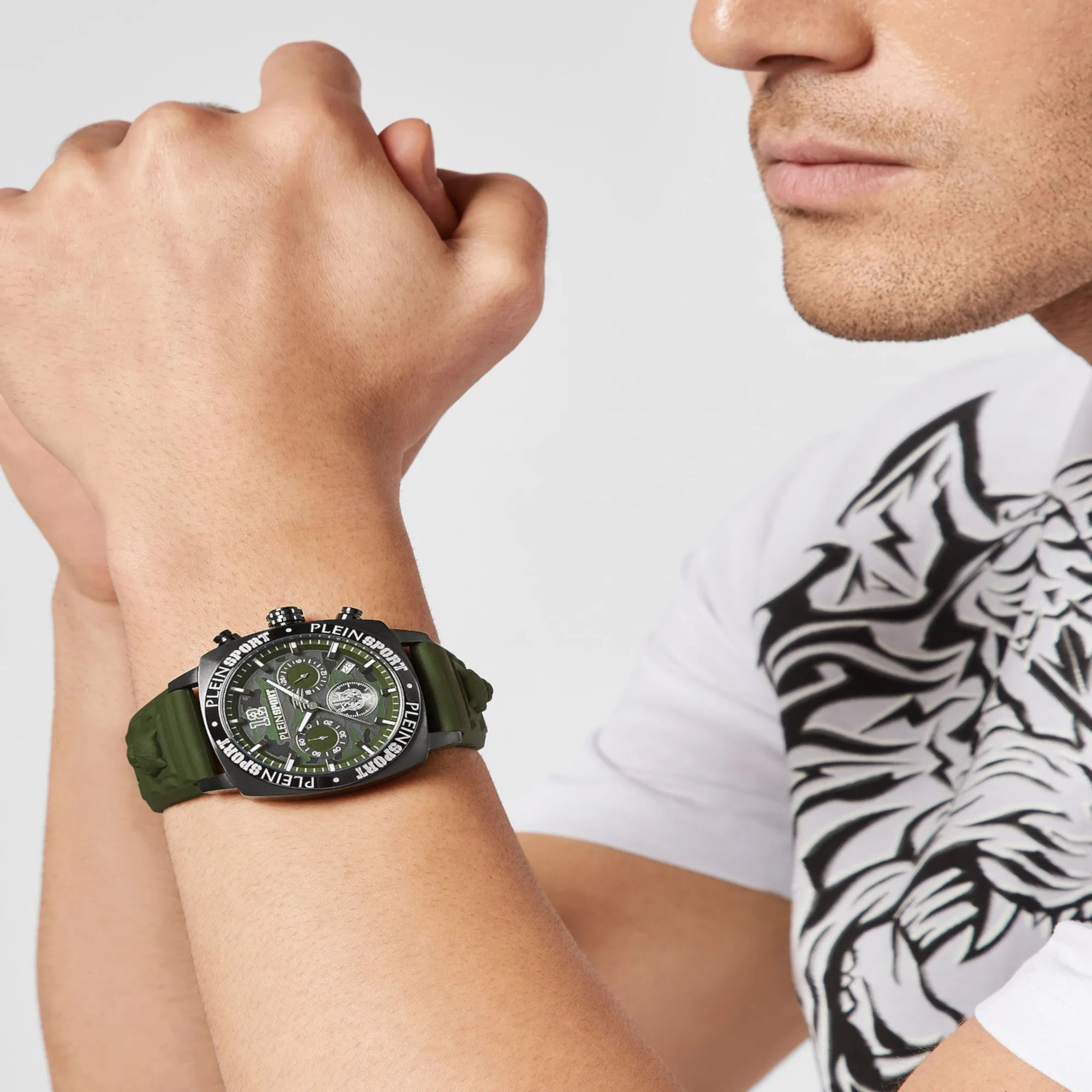 Wildcat Men Green Chronograph Silicon Watch PSGBA0223