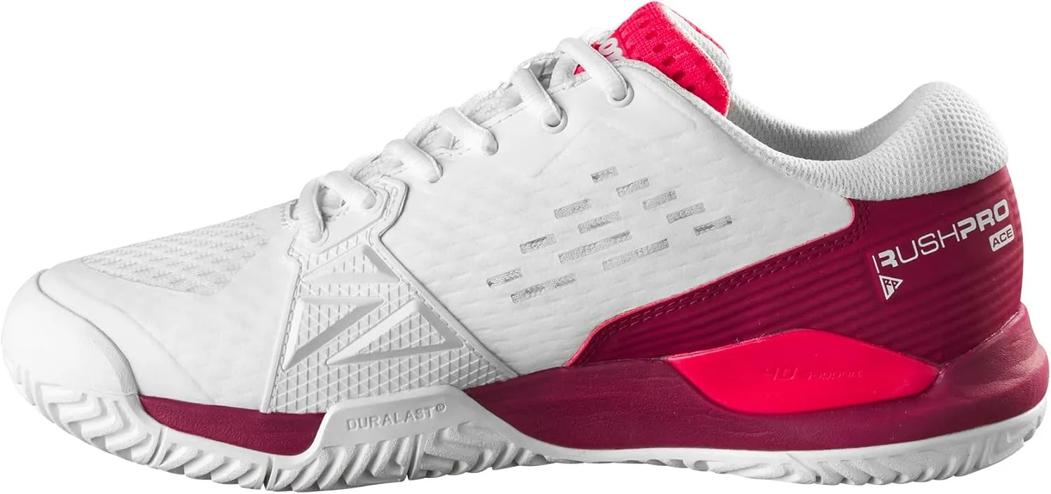 WILSON Unisex-Child Junior Rush Pro Ace Sneaker