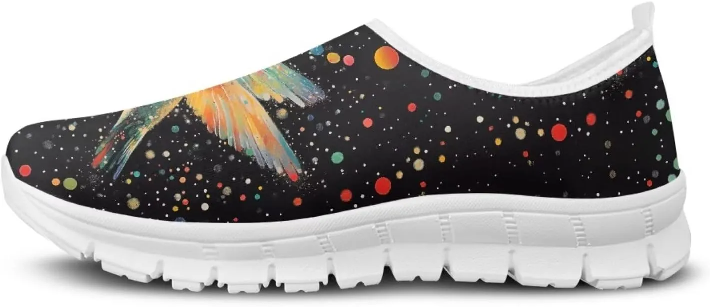Women's Animal Sneaker Soft Casual Low-Top Breathable Shoes Hands Free Slip On Non-Slip Tennis Sneaker for Ladies US 5.5-11.5