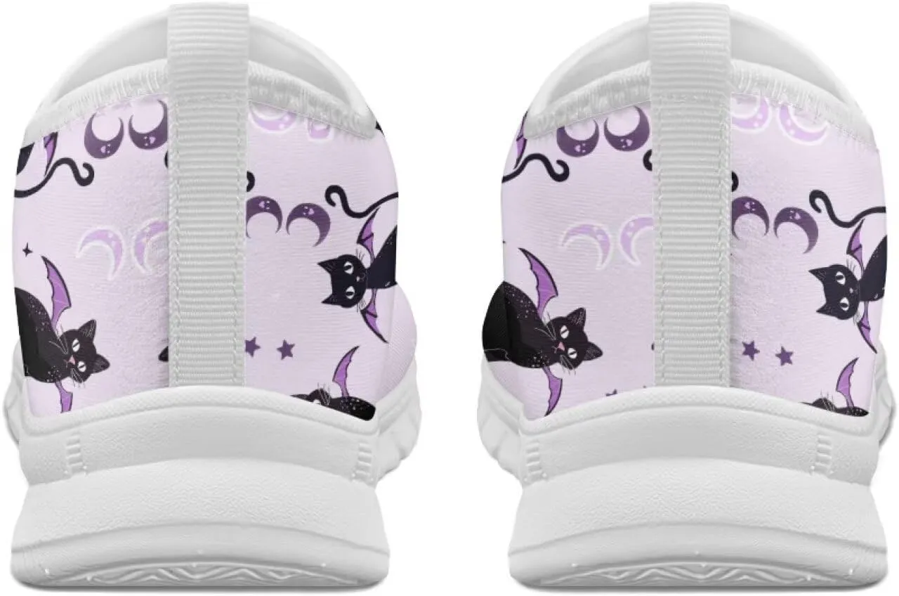 Women's Animal Sneaker Soft Casual Low-Top Breathable Shoes Hands Free Slip On Non-Slip Tennis Sneaker for Ladies US 5.5-11.5