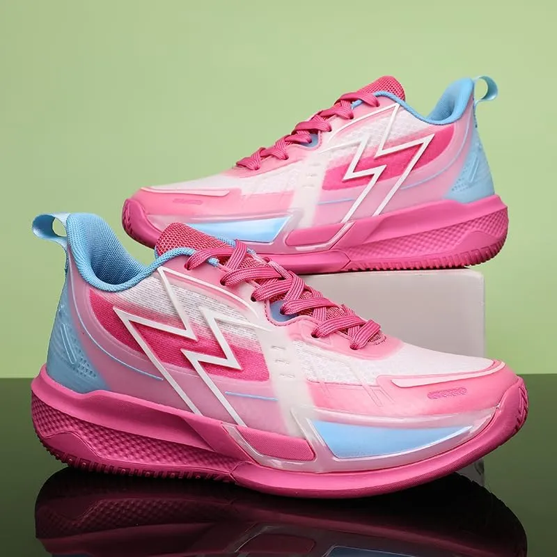 Womens Mens Basketball Shoes High-Top Lightweight Non-Slip Breathable Sneakers Casual Athletic Walking Running Cushioning Workout Shoes for Fitness