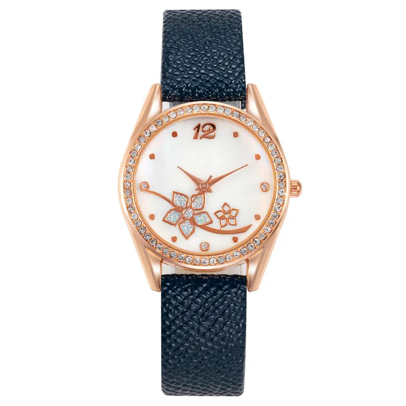 Women's Plaid Pattern Decorative Fashion Watch