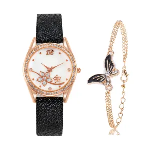 Women's Plaid Pattern Decorative Fashion Watch
