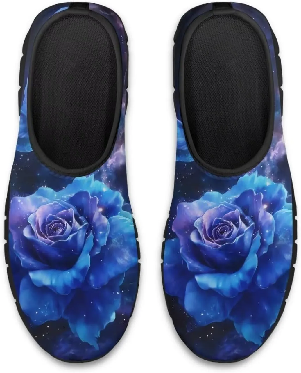Women's Rose Sneaker Casual Low Top Lightweight Running Shoes Cozy Slip On Anti-Skid Outdoor Walking Sneaker for Ladies US 5.5-11.5