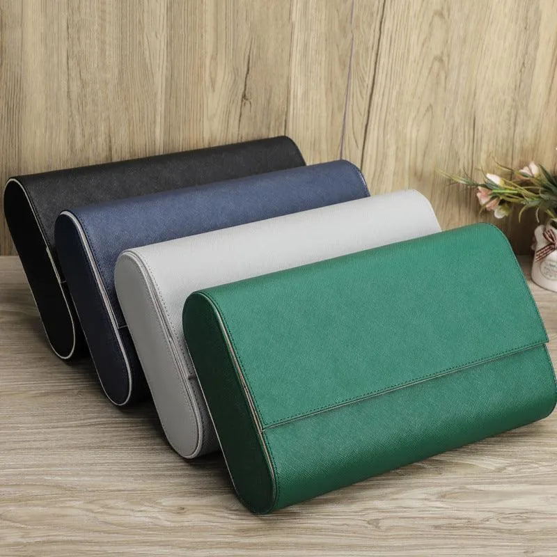 Woosir Trend Leather Watch Case for 8 Watches