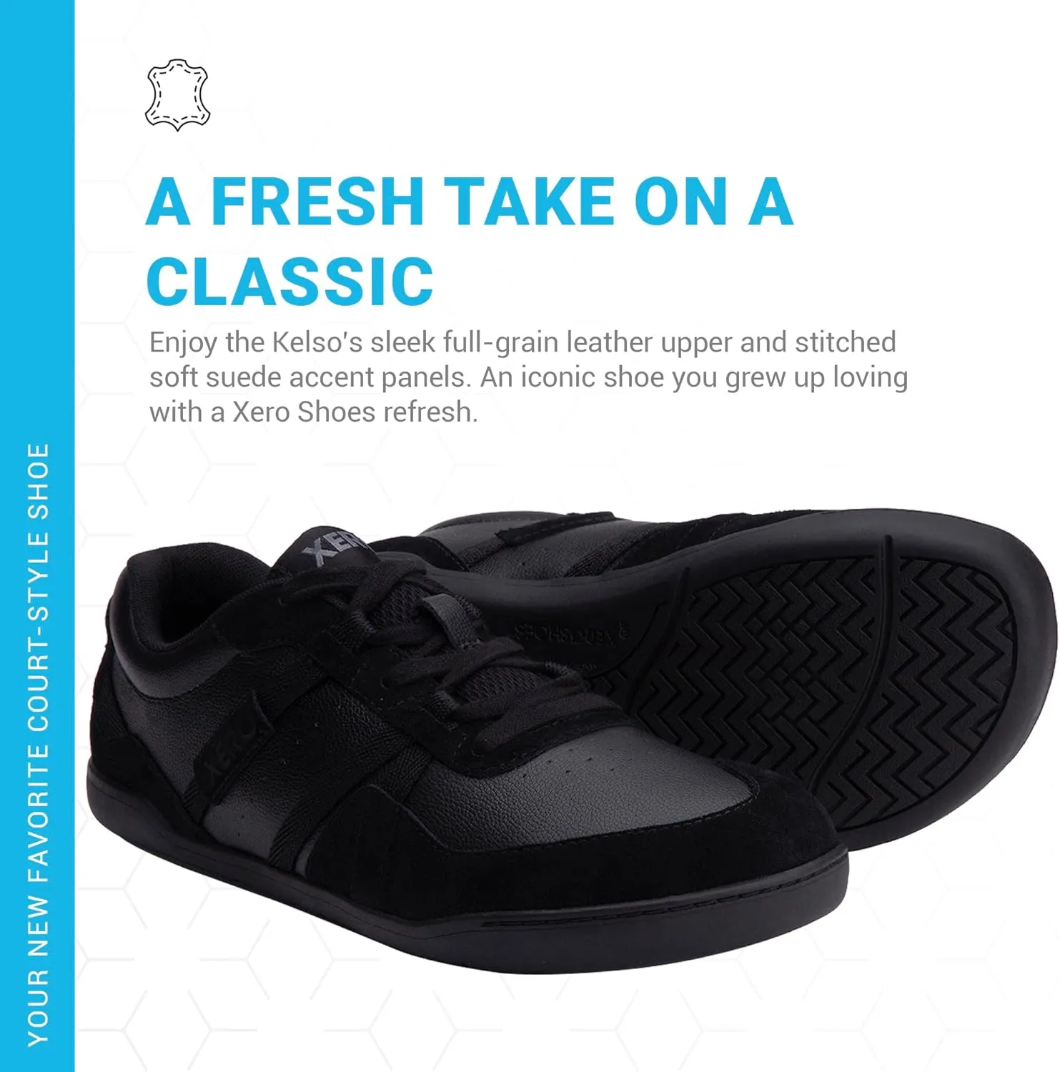Xero Shoes Men's Kelso Barefoot Sneaker