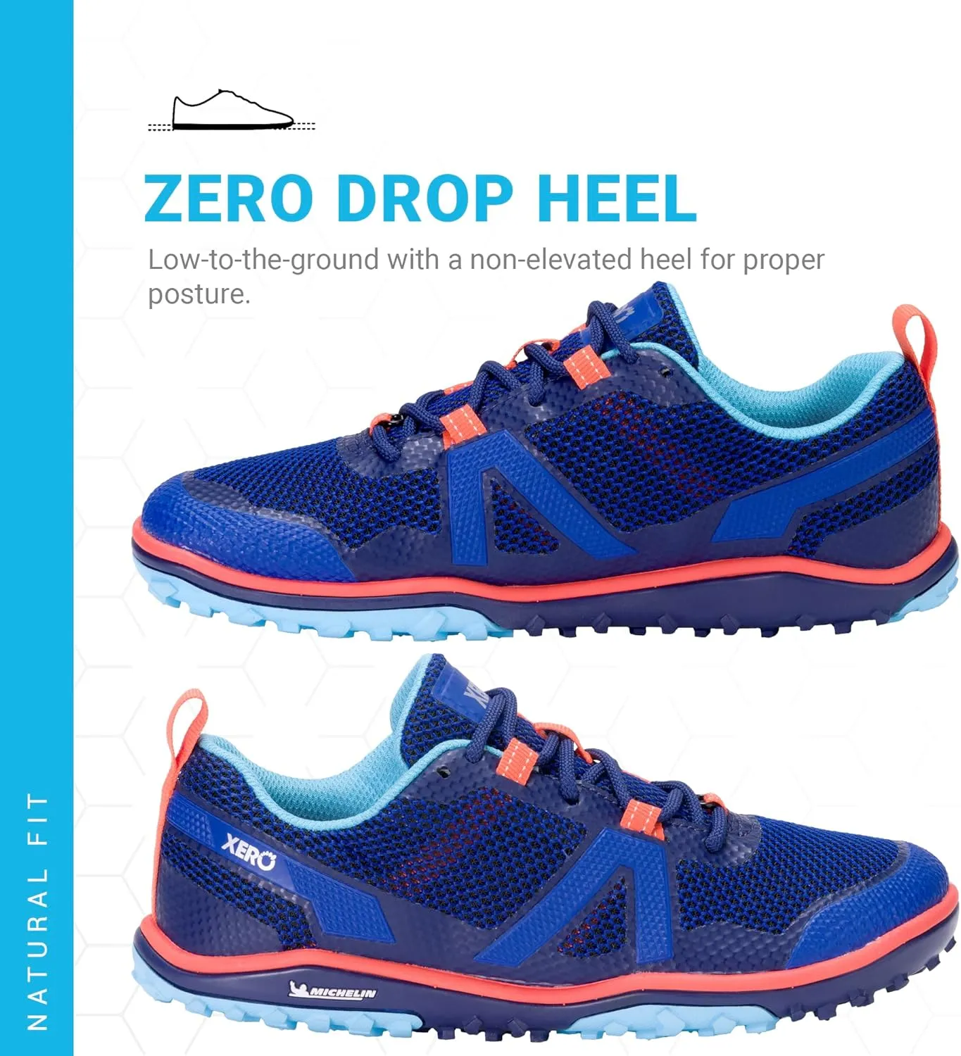 Xero Shoes Women's Scrambler Low Barefoot Trail Run Shoe